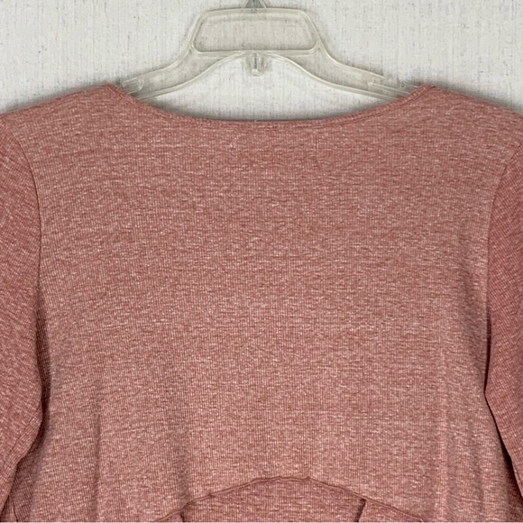 Free People - FP Beach - Cool Cat Ribbed Knit Open Back Mini Dress - Size Large - Picture 11 of 15